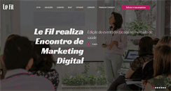 Desktop Screenshot of lefil.com.br